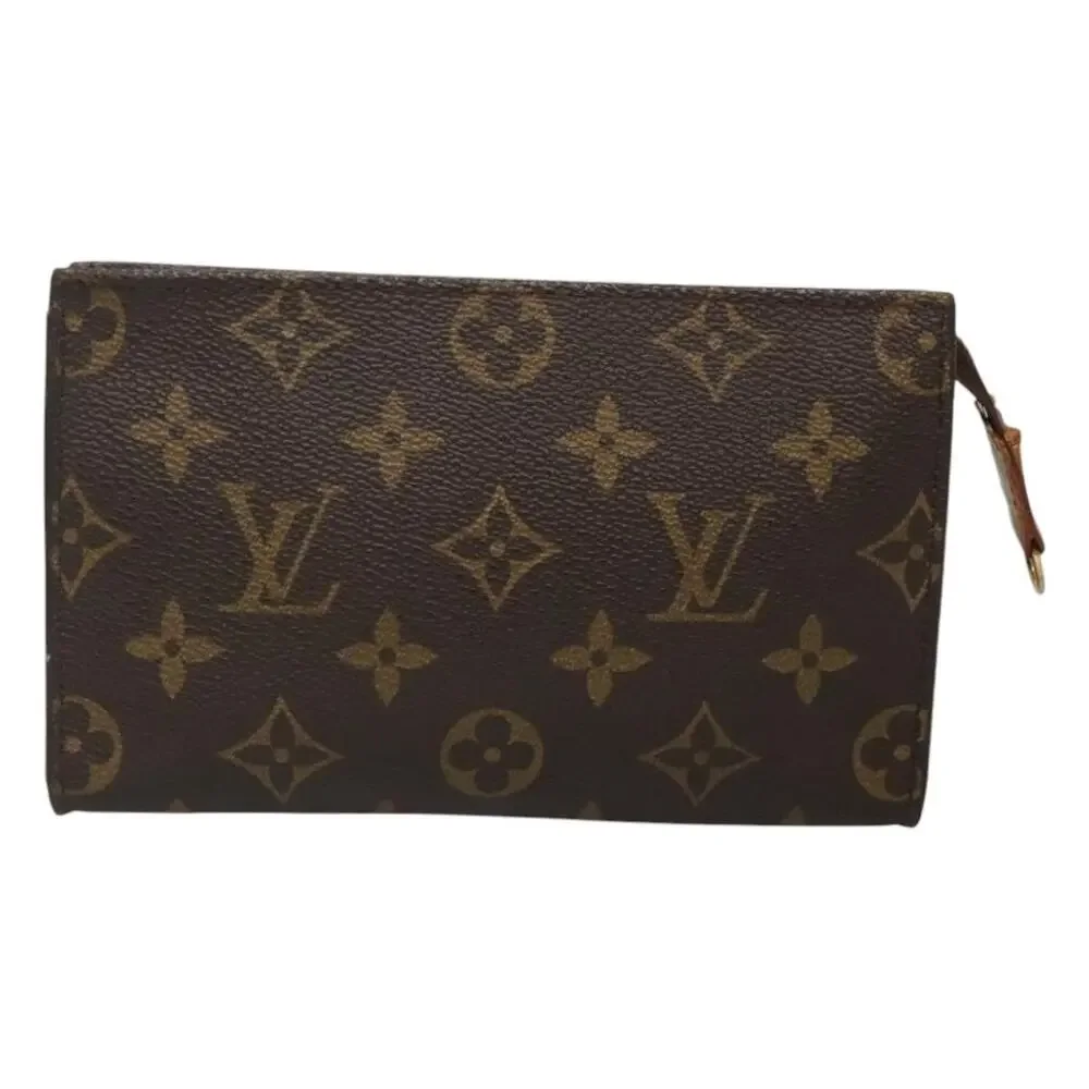 Louis Vuitton Monogram Bucket PM Accessory Pouch Brown